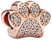 Pandora Sparkling Paw Print Charm (781714C01) Pandora Sparkling Paw Print Charm (781714C01)
