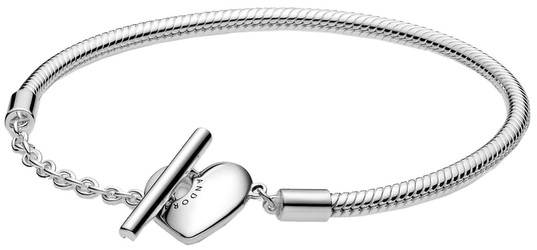 Pandora Moments Heart T-Clasp Link Bracelet 18 cm (599285C00) Pandora Moments Heart T-Clasp Link Bracelet 18 cm (599285C00)