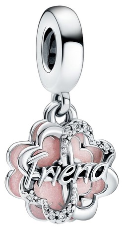 Pandora Four-Leaf Clover Friendship Double Charm Pendant (792245C01) Pandora Four-Leaf Clover Friendship Double Charm Pendant (792245C01)
