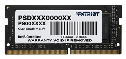 Patriot Memory Signature Line DDR4-2400 4GB (PSD44G240082S) Patriot Memory Signature Line DDR4-2400 4GB (PSD44G240082S)