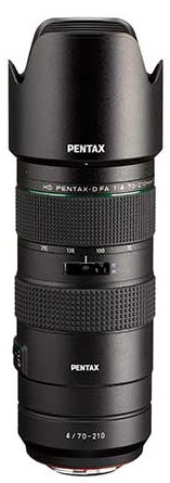 Pentax HD D FA 70-210 mm F4 ED SDM WR Pentax HD D FA 70-210 mm F4 ED SDM WR
