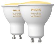 Philips Hue White Ambiance GU10 Twin Pack (8719514340121) Philips Hue White Ambiance GU10 Twin Pack (8719514340121)
