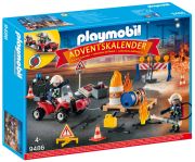 Playmobil Advent calendar fire brigade operation at the construction site (9486) Playmobil Advent calendar fire brigade operation at the construction site (9486)