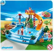 Playmobil Outdoor pool with slide 4858 Playmobil Outdoor pool with slide 4858