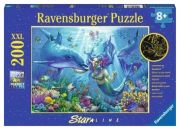 Ravensburger Puzzle Glowing Underwater Paradise 200 Pieces Ravensburger Puzzle Glowing Underwater Paradise 200 Pieces