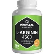Vitamaze L-Arginine 4500 High Dose 360 Capsules Vitamaze L-Arginine 4500 High Dose 360 Capsules