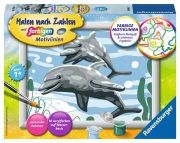 Ravensburger Paint by Numbers Friendly Dolphins Ravensburger Paint by Numbers Friendly Dolphins