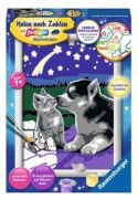 Ravensburger Paint by Numbers Dog and Cat Ravensburger Paint by Numbers Dog and Cat