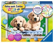 Ravensburger Paint by Numbers Sweet Puppy Dogs Ravensburger Paint by Numbers Sweet Puppy Dogs