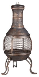 Relaxdays Aztec stove with fire poker (10026554) Relaxdays Aztec stove with fire poker (10026554)