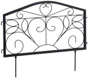 Relaxdays Antique garden bed fence heart 16-piece (10034750) Relaxdays Antique garden bed fence heart 16-piece (10034750)
