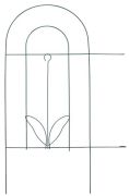 Relaxdays Garden bed fence 20-piece high (10034724) Relaxdays Garden bed fence 20-piece high (10034724)