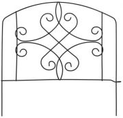 Relaxdays Garden bed fence black 4-piece (10030955) Relaxdays Garden bed fence black 4-piece (10030955)