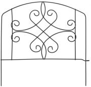 Relaxdays Garden bed fence black 8-piece (10034710) Relaxdays Garden bed fence black 8-piece (10034710)