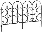 Relaxdays Plastic garden bed fence 6-piece (10033462) Relaxdays Plastic garden bed fence 6-piece (10033462)