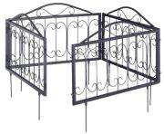Relaxdays Garden Bed Fence Metal GOTH Ornaments 8-piece (10022110) Relaxdays Garden Bed Fence Metal GOTH Ornaments 8-piece (10022110)