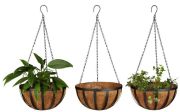 Relaxdays Hanging Plant Basket 3 Baskets (10020704) Relaxdays Hanging Plant Basket 3 Baskets (10020704)