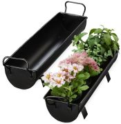 Relaxdays Gutter Flower Box Set of 2 (10026997) Relaxdays Gutter Flower Box Set of 2 (10026997)