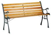 Relaxdays Garden bench with cast iron frame (10026118) Relaxdays Garden bench with cast iron frame (10026118)