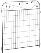 Relaxdays Garden fence made of iron 4-piece (10041710) Relaxdays Garden fence made of iron 4-piece (10041710)