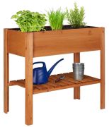 Relaxdays Raised bed wood light brown (10026319) Relaxdays Raised bed wood light brown (10026319)