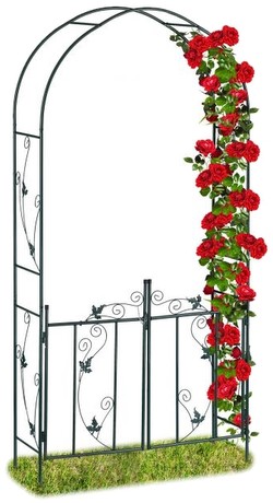 Relaxdays Rose arch with door (10026260) Relaxdays Rose arch with door (10026260)