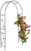 Relaxdays Round rose arch in black (10041668) Relaxdays Round rose arch in black (10041668)
