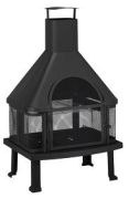 Relaxdays Terrace stove with grill (10026555) Relaxdays Terrace stove with grill (10026555)