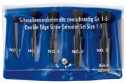 Rennsteig Two-flute screw extractor set 5-piece Rennsteig Two-flute screw extractor set 5-piece