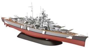 Revell Battleship Bismarck 05098 Revell Battleship Bismarck 05098