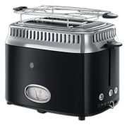 Russell Hobbs Retro Classic Noir Toaster (21681-56) Russell Hobbs Retro Classic Noir Toaster (21681-56)