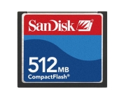 SanDisk CompactFlash 512MB SanDisk CompactFlash 512MB