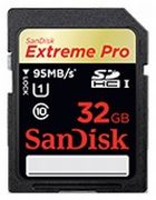 SanDisk Extreme Pro SDHC UHS-I 32GB 95MB/s SanDisk Extreme Pro SDHC UHS-I 32GB 95MB/s