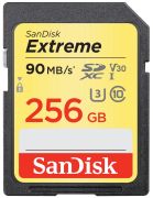 SanDisk Extreme SDXC UHS-I V30 90MB/s 256GB SanDisk Extreme SDXC UHS-I V30 90MB/s 256GB