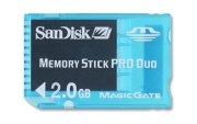 SanDisk Gaming Memory Stick Pro Duo 2GB SanDisk Gaming Memory Stick Pro Duo 2GB