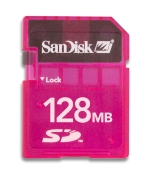 SanDisk Secure Digital Card (SD) Gaming 128MB SanDisk Secure Digital Card (SD) Gaming 128MB