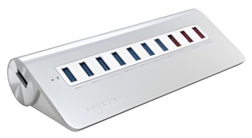 Satechi Aluminum 10-Port USB 3.0 Hub with 3 Charging Ports Satechi Aluminum 10-Port USB 3.0 Hub with 3 Charging Ports