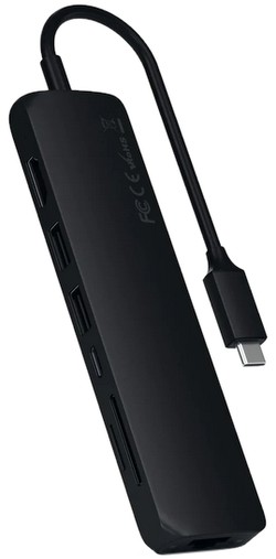 Satechi USB-C Slim Multi-Port with Ethernet Adapter Satechi USB-C Slim Multi-Port with Ethernet Adapter