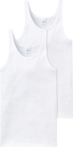 Schiesser Essentials Fine Rib Tank Top 2-Pack (205144) Schiesser Essentials Fine Rib Tank Top 2-Pack (205144)
