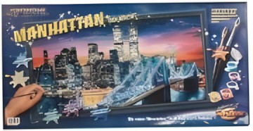Schipper Paint by Numbers Manhattan at Night Schipper Paint by Numbers Manhattan at Night