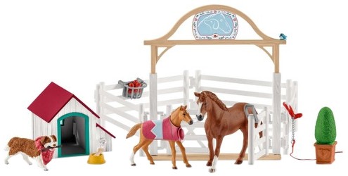 Schleich Hannah's Guest Horse with Dog Ruby (42458) Schleich Hannah's Guest Horse with Dog Ruby (42458)