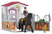 Schleich Horse stall with Horse Club Tori & Princess (42437) Schleich Horse stall with Horse Club Tori & Princess (42437)