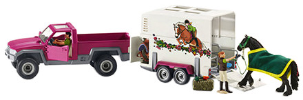 Schleich Pickup with horse trailer (42346) Schleich Pickup with horse trailer (42346)