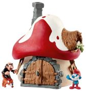 Schleich The Smurfs - Smurf House with 2 Figures (20803) Schleich The Smurfs - Smurf House with 2 Figures (20803)