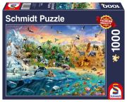 Schmidt Spiele The World of Animals Puzzle Schmidt Spiele The World of Animals Puzzle