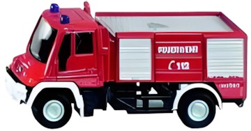 Siku Unimog Fire Truck with Boat 1636 Siku Unimog Fire Truck with Boat 1636