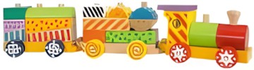 Eichhorn Color wooden train (100002223) Eichhorn Color wooden train (100002223)