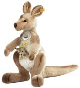 Steiff Kango Kangaroo with Baby 40 cm Steiff Kango Kangaroo with Baby 40 cm