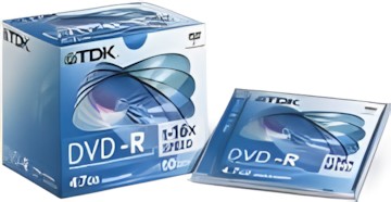TDK DVD+R 4.7GB 16x Jewel Case Pack of 10 TDK DVD+R 4.7GB 16x Jewel Case Pack of 10