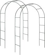 tectake Arch rose trellis 240 x 140 cm (402660) tectake Arch rose trellis 240 x 140 cm (402660)